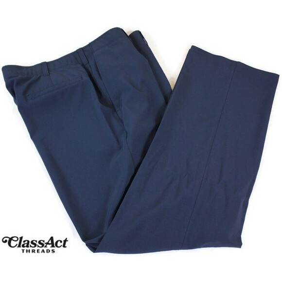 Ben Hogan Straight Leg Blue Stretch Mens Golf Pants Sx 36" X 30" - Picture 1 of 8